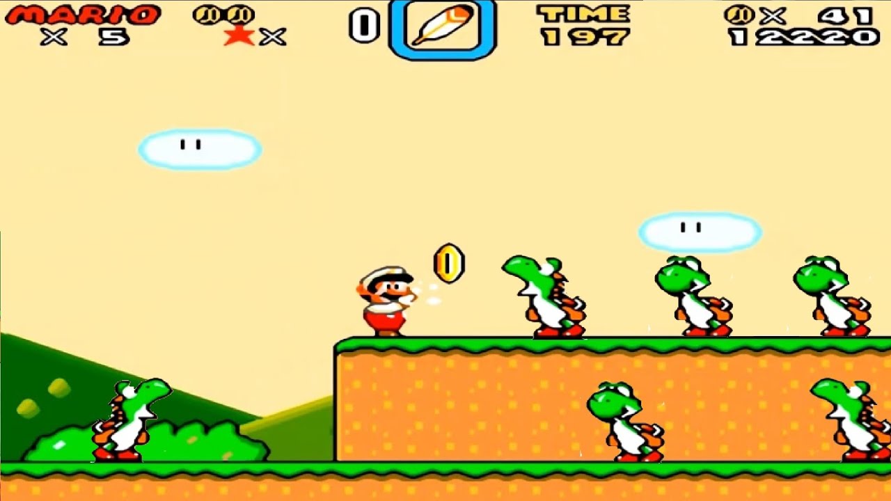 Super Mario World Hd Mario Kills Yoshi Youtube
