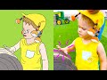 Chris and Mom feeding animals at the farm | Vlady art meme l Funny Drawing Meme