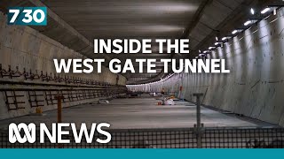 A rare look inside Victoria's West Gate Tunnel project | 7.30