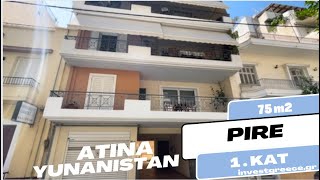 Pire Atina, 75 metrekare, 1.Kat, 2 yatak odası, depo var, Yunanistan Emlak Danışmanlığı