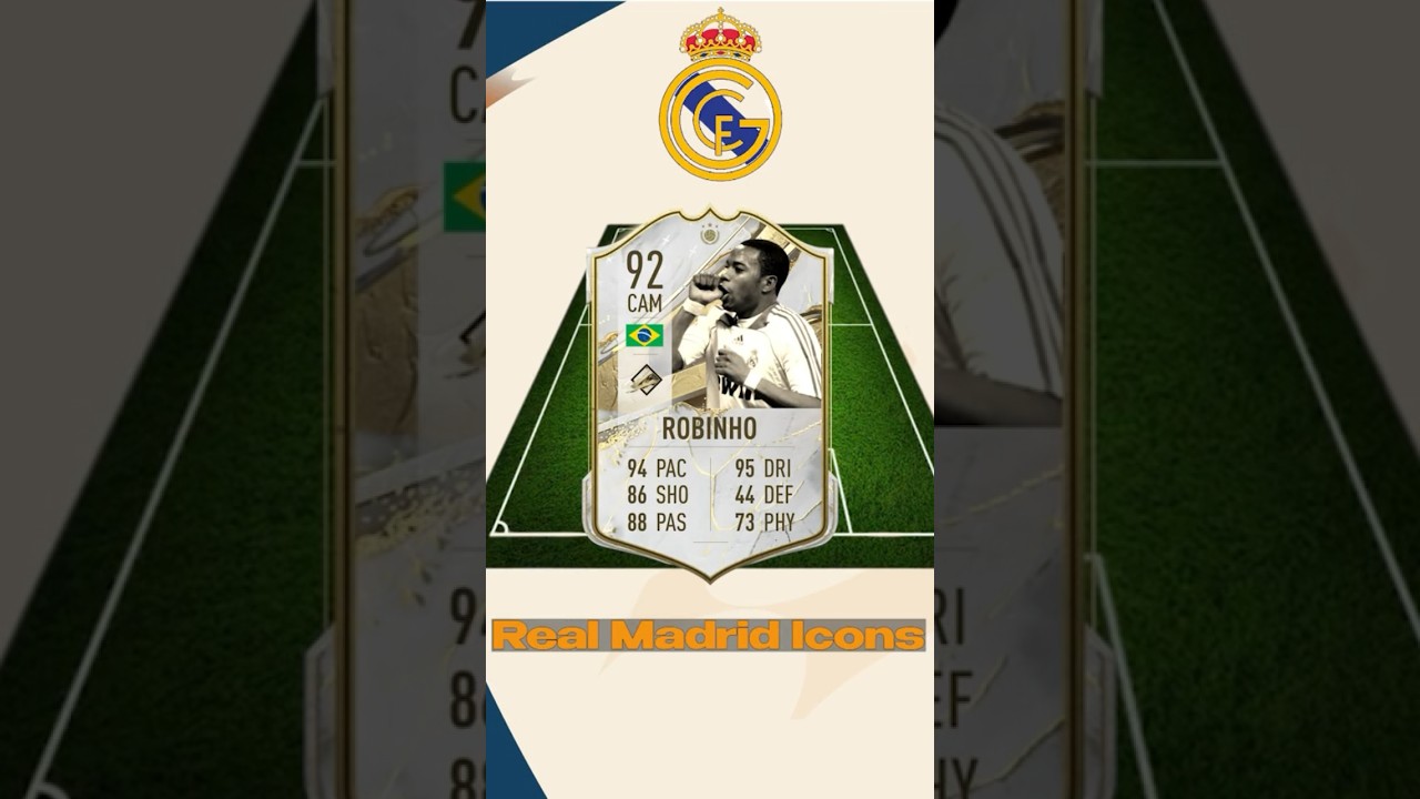 Real Madrid Icons EA FC 24⭐️🔥 #realmadrid #eafc24 #easportsfifa #fyp # ...