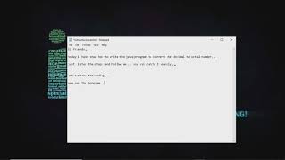 How to write the java program to convert the decimal to octal ?