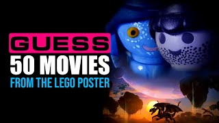 Guess 50 Movies from the LEGO Poster: Fun Quiz