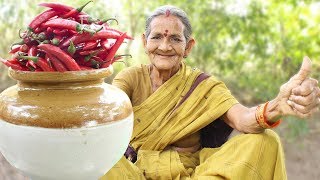 Lal Mirch ka Achar | मोटी लाल मिर्च का बनारसी आचार | Stuffed Red Chilli Pickle || Myna Street Food