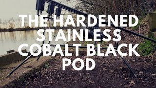 CARP FISHING EQUIPMENT - THE HARDENED STAINLESS COBALT BLACK POD