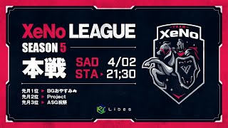 【荒野行動】XeNoリーグ4月度DAY1　おやすみ☁2連覇あるか!?　予選チームは本戦でどうなる!!　 解説:Justive7 実況:さくやきん