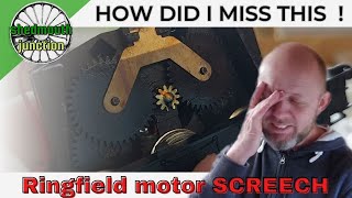 Ringfield motor screeching?  Do this first!!