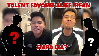 siapa talent favorit alief irfan? alief irfan jawab soalan syahmie...