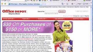 How to use OfficeDepot.com coupons