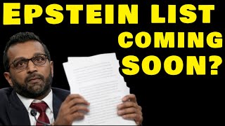 Will Kash Patel RELEASE The Epstein List As Promised?