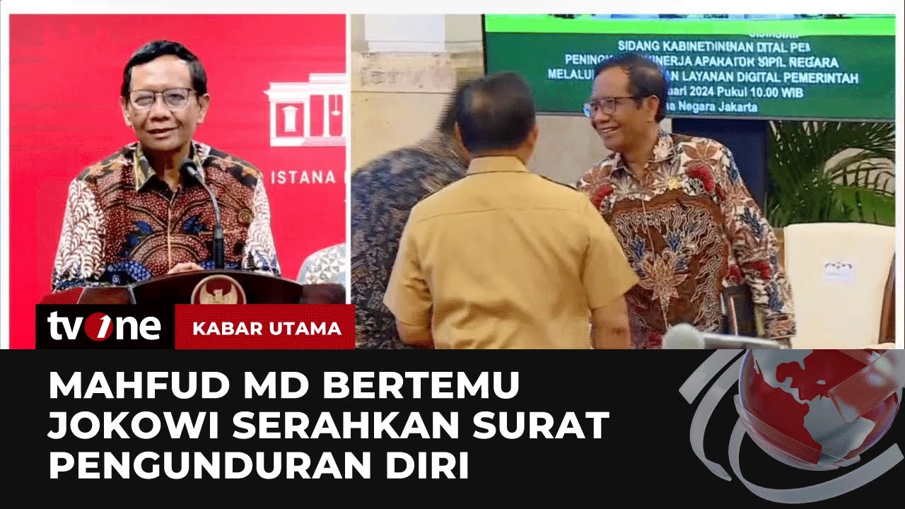 Mahfud MD Resmi Mengundurkan Diri Dari Menko Polhukam | Kabar Utama ...