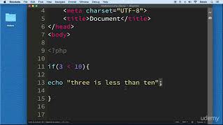 1 if Statements - CONTROL STRUCTURES - PHP FOR BEGINNERS - BECOME A PHP MASTER - CMS PROJECT COURSE