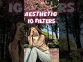 aesthetic ig filters 🍒🎀 ytshorts shorts instafilters 2025