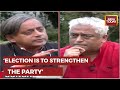 Shashi Tharoor Affirms 'No Candidate Endorsed By Gandhi Family' In Interview With Rajdeep Sardesai