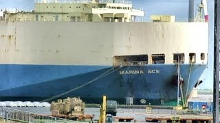 Marina Ace  3EQH5 IMO 8610526 Car Carrier Autotransporter Emden Germany