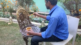 @Ramesh Art99 how to use easy brass colour painting