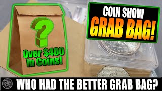 $400 Coin Show GRAB BAG Challenge!  Who Won?