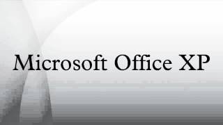 Microsoft Office XP