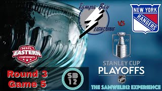 🔴TAMPA BAY LIGHTNING vs. NEW YORK RANGERS - Live NHL Playoffs - GAME 5 - Play by play 06/09/22