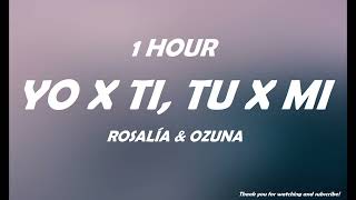 ROSALÍA, Ozuna - Yo x Ti, Tu x Mi ( 1 HOUR )