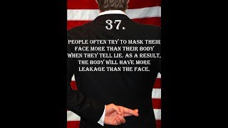 Deception Tip 37 - Mask The Face - How To Read Body Language