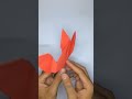 ORIGAMI FOX EASY ORIGAMI FOR BEGINNER #papercraft #origami #origamiforbeginners #shorts