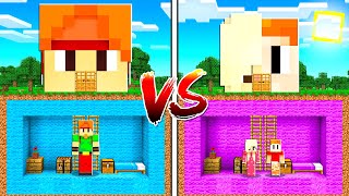 BASE SECRÈTE DE SOUKA VS BASE SECRÈTE DE BILLY ET EVA MINECRAFT !