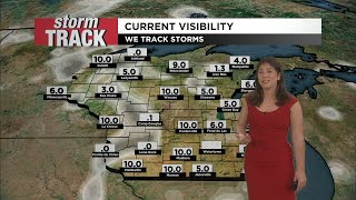 More sunshine today brings warmer temperatures