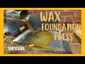 The Cheapest Wax Foundation! Making It Yourself | 7-10-2022 Aussiebeekeeping #bees #beekeeping