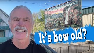 A GIGANTIC animated porcelain mural of an emigrant trail scene in Reno, Nevada! The backstory!