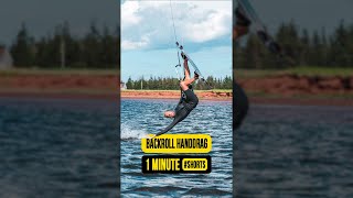 How to Backroll Hand Drag (inverted) // Kiteboarding SA Masterclass #shorts