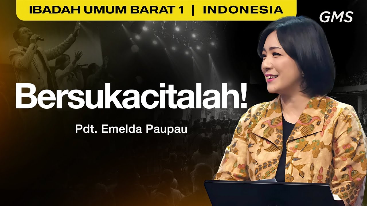 Bersukacitalah Pdt Emelda Paupau Gms Church Youtube