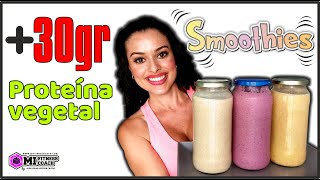 🥤3 Batidos de Proteína Natural para AUMENTAR MASA MUSCULAR💪Desayuno Saludable 😋