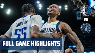 Dallas Mavericks Team Highlights vs. Minnesota Timberwolves | 5/30/24