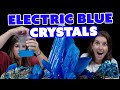 All About Chalcanthite | Unboxing & Growing ELECTRIC BLUE Gems