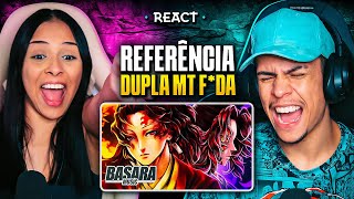 BASARA ft. M4RKIM - Sol & Lua (Kokushibo & Yoriichi) | [React em Casal] 🔥