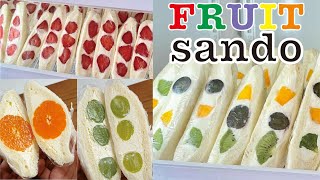 VIRAL!! Resep FRUIT SANDO Bikinnya Gampang TANPA MIXER