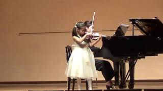 Sarasate Zapateado Op.23 　サラサーテ　サパテアード　奏心 (9yo) Kanami