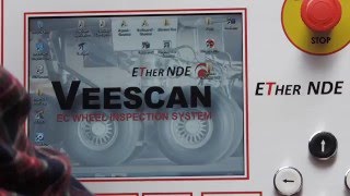 VeeScan-H 2 Aircraft Wheel Hub half Inspection System