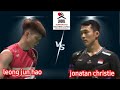 Jonatan christie [INA] VS leong jun hao}MAL] | MS | SEMIFINAL KUMAMOTO MASTERS 2024