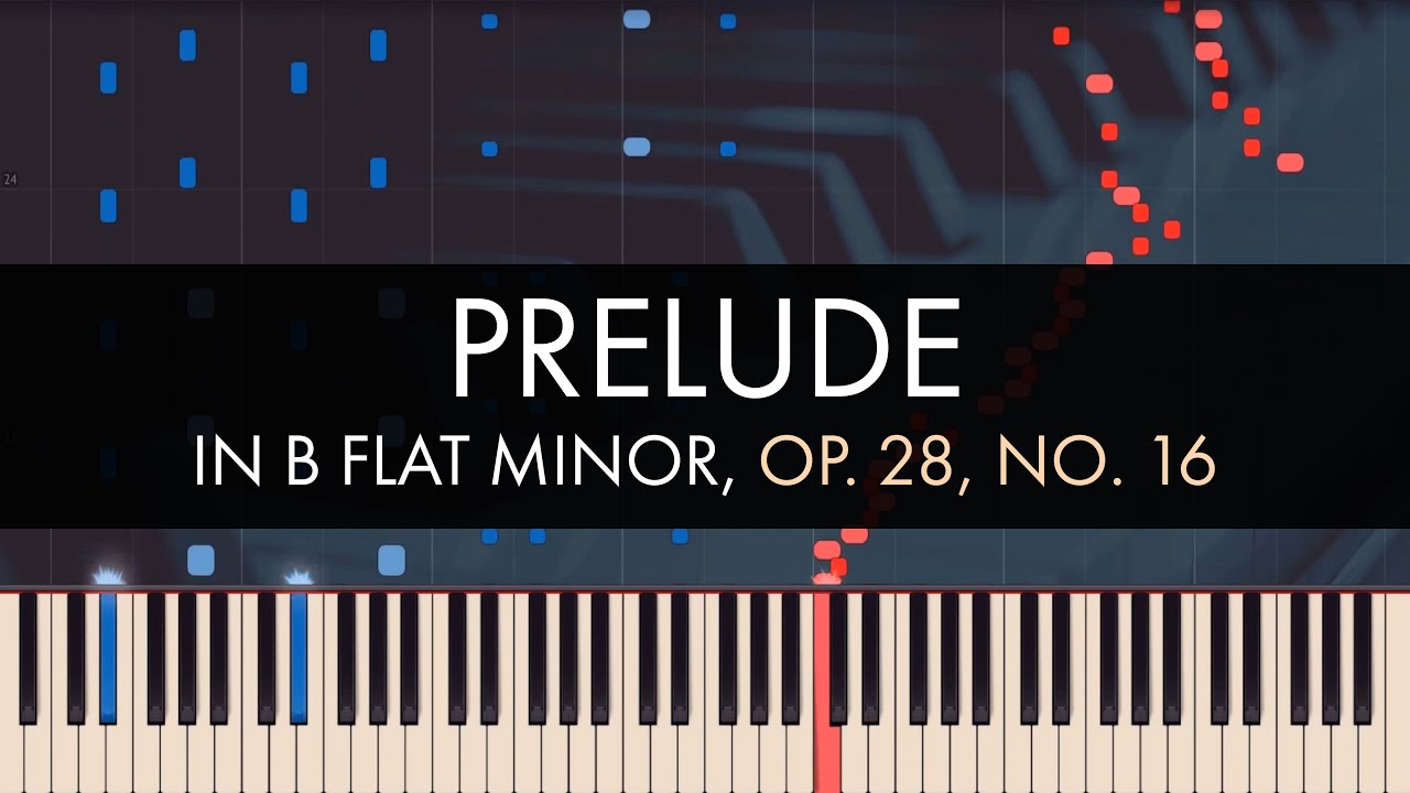 Frédéric Chopin - Prelude In B Flat Minor, Op. 28, No. 16 - YouTube