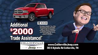 0% APR and $2,000 in Trade Assistance at Collierville CDJR!