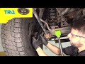 how to replace rear shock absorber 1996 2002 toyota 4runner