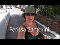 Perissa Santorini, Walking Tour 4k, Perissa Beach Santorini, Greece 2024