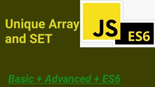 Unique array & SET | #44 | JavaScript Hindi