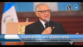 Anuncian cambios en gabinete