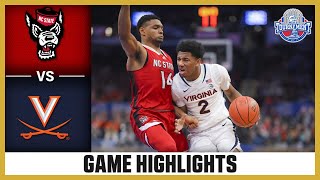 NC State vs. Virginia Game Highlights | 2024 ACC Men’s Basketball Tournament