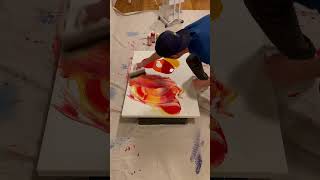 Learning to Abstract Paint | Week 2 | How to Abstract Art | Acrylic on Canvas Mo
