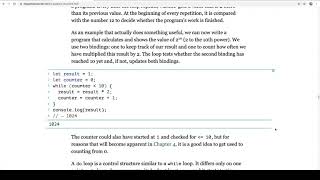 Eloquent JavaScript Read-Along - Program Structure - 010 - While And Do Loops