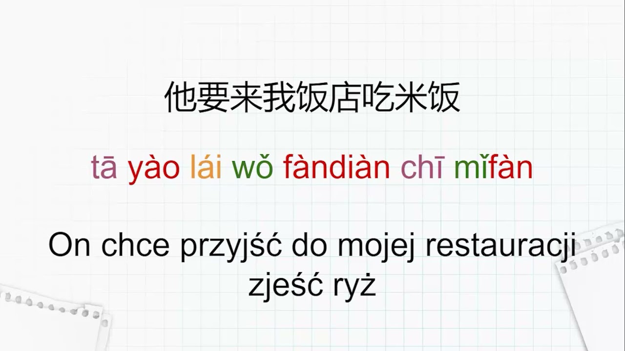 KURS 2 | LEKCJA 5B - Chiński Od Zera | Język Chiński Dla Początkujących ...